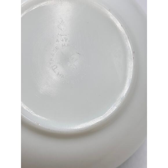 Vintage PYREX 404 Verde Autumn Floral Glass Mixing Bowl 4 Qt - Picture 5 of 7